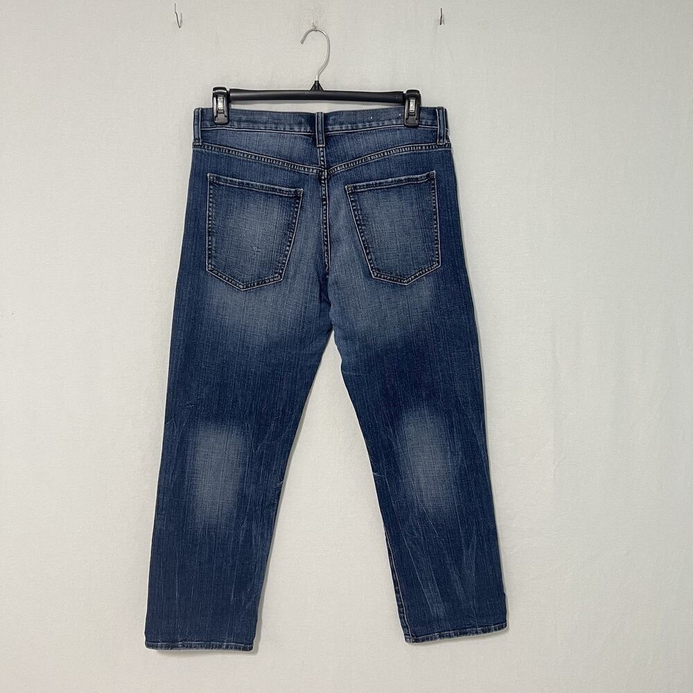 Banana Republic Premium Denim Womens Boyfriend Jeans Size 30 Blue 5 Wide Leg - Picture 6 of 11